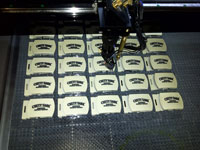 devanet laser engraved array of  belt buckles